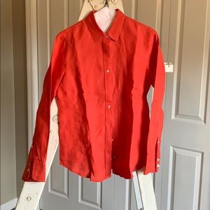 J. Crew long sleeve linen button down